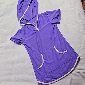 XS lilac swim coverup